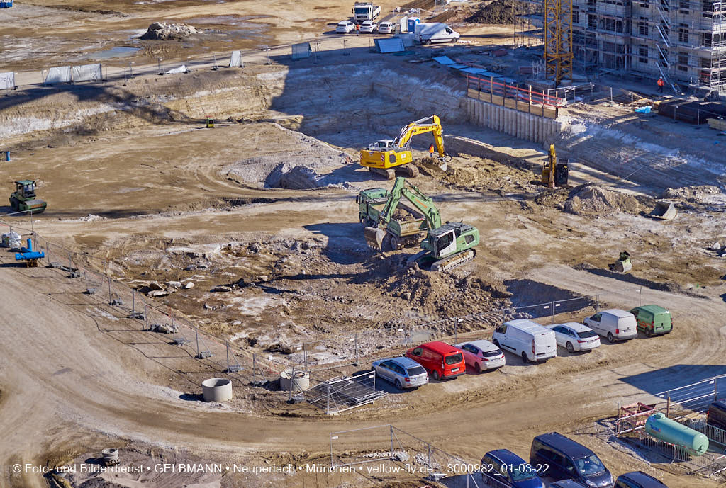 02.03.2022 - Neue Baugruben auf dem Piederstorfer Gelände 02.03.2022 - Neue Baugruben auf dem Piederstorfer Gelände