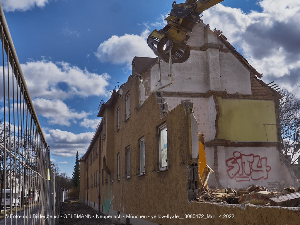 14.03.2022 - Abriss und Neubau der Maikäfersiedlung 