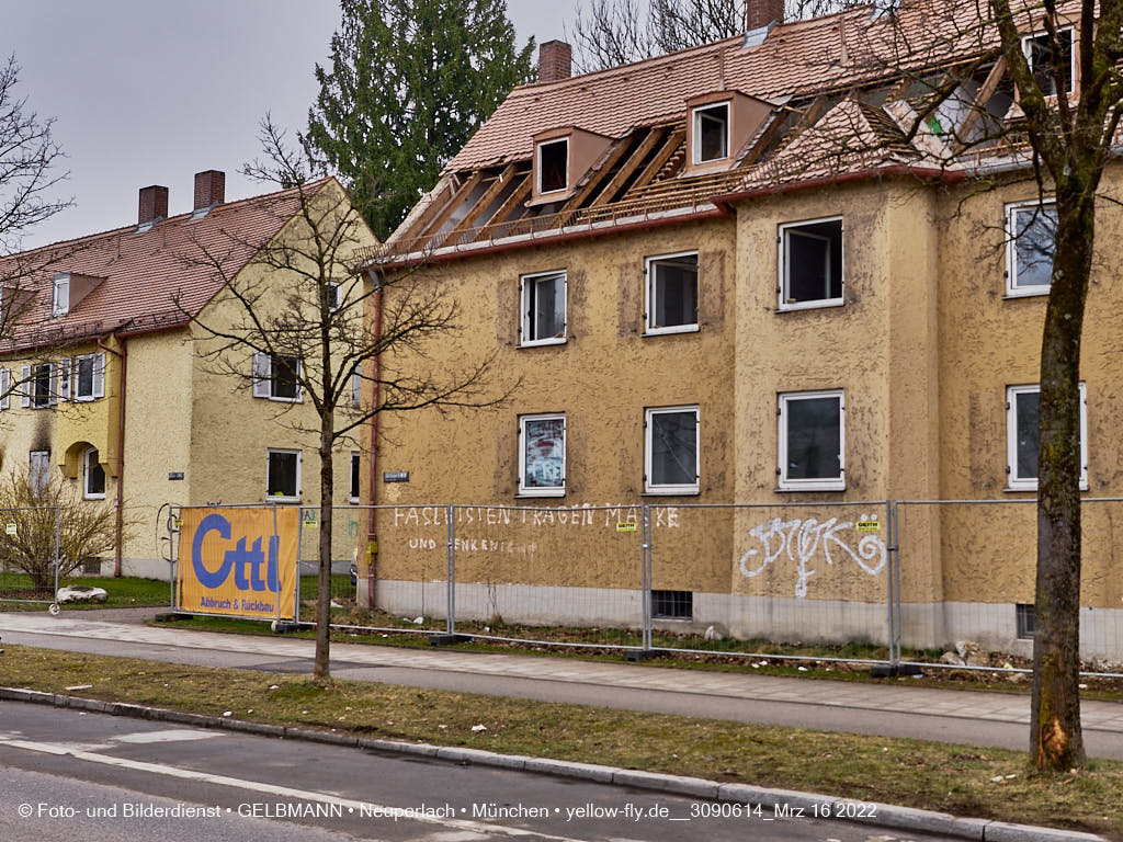 16.03.2022 - Abriss und Neubau der Maikäfersiedlung 