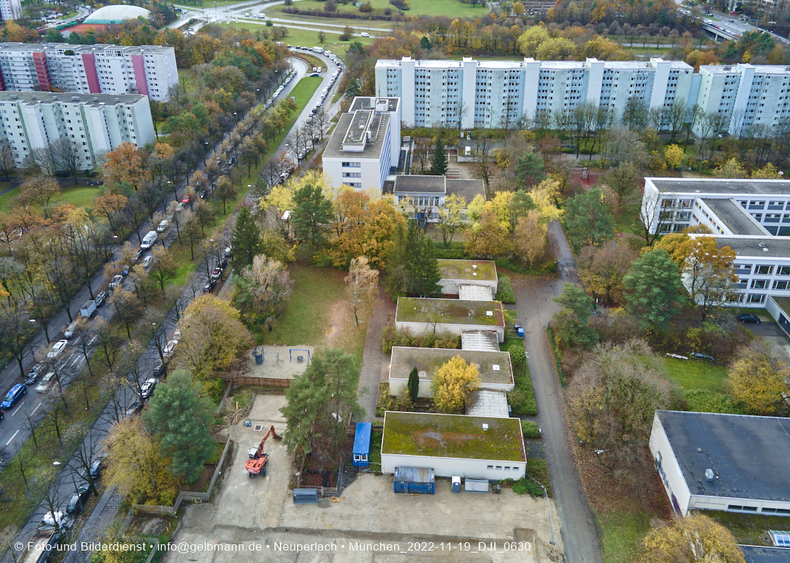 19.11.2022 - Neubau des Haus für Kinder Gebäude in Neuperlach