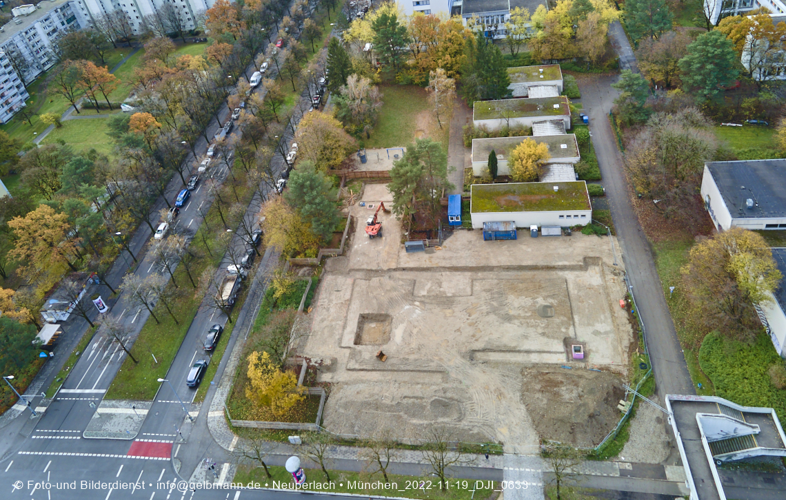 19.11.2022 - Neubau des Haus für Kinder Gebäude in Neuperlach