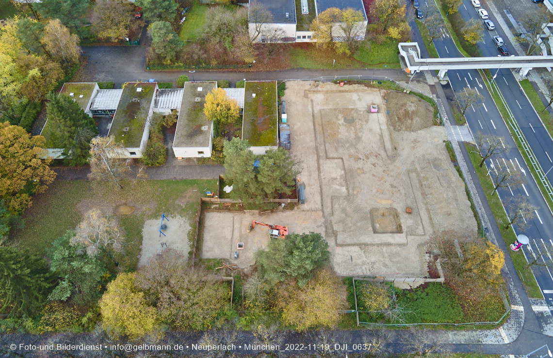 19.11.2022 - Neubau des Haus für Kinder Gebäude in Neuperlach
