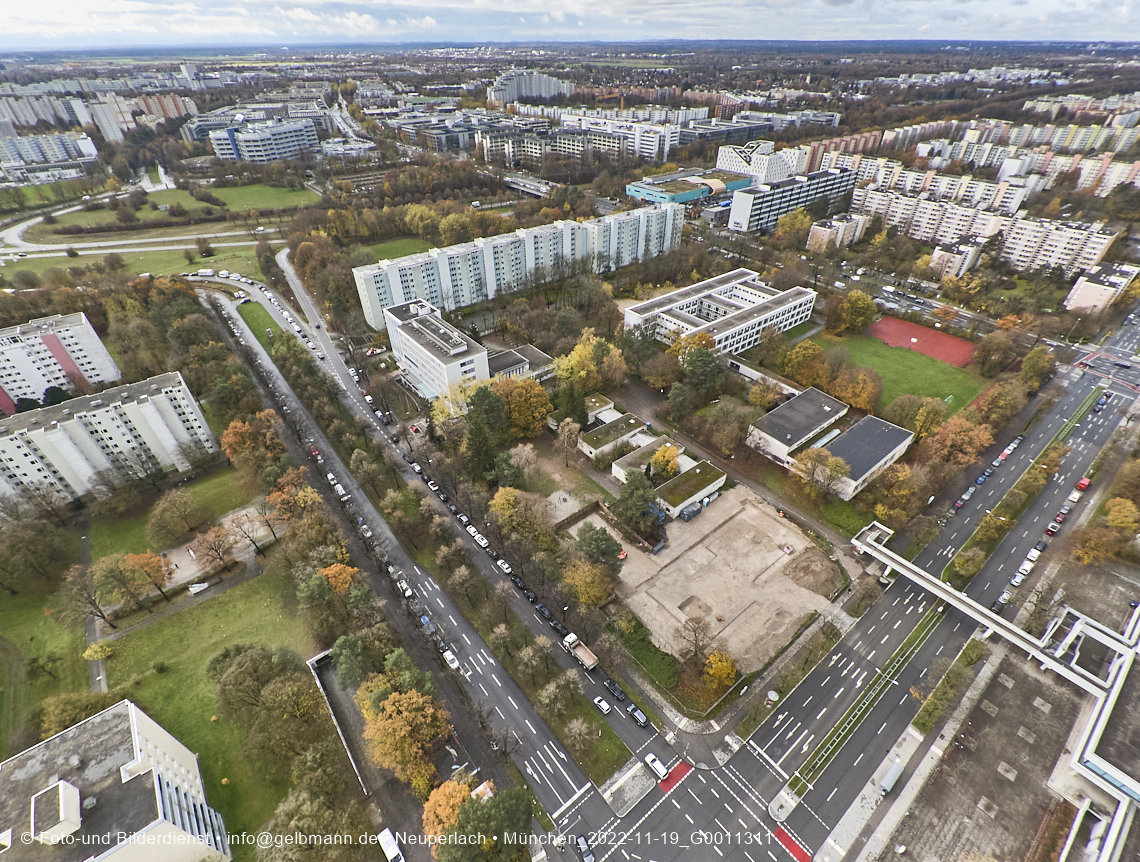 19.11.2022 - Neubau des Haus für Kinder Gebäude in Neuperlach