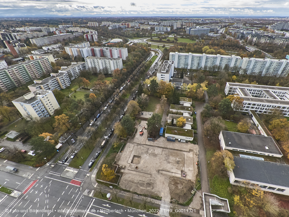 19.11.2022 - Neubau des Haus für Kinder Gebäude in Neuperlach