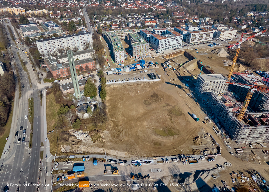 15.02.2023 - Baustelle Alexisquartier und Pandion Verde
