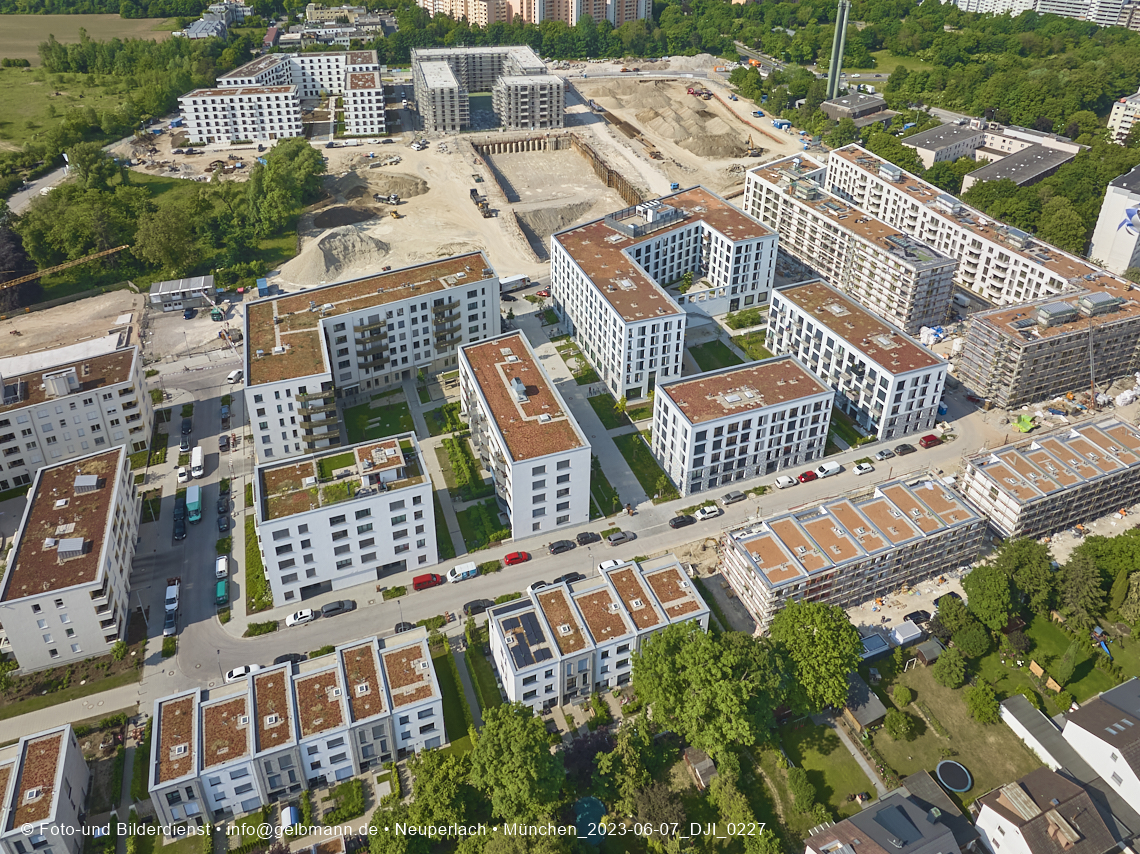07.06.2023 - Aktuelle Luftbilder aus dem Alexisquartier und Pandion Verde in Neuperlach in München 07.06.2023 - Aktuelle Luftbilder aus dem Alexisquartier und Pandion Verde in Neuperlach in München
