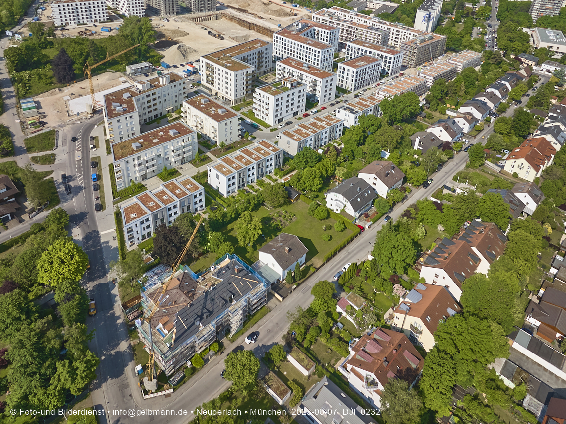 07.06.2023 - Aktuelle Luftbilder aus dem Alexisquartier und Pandion Verde in Neuperlach in München 07.06.2023 - Aktuelle Luftbilder aus dem Alexisquartier und Pandion Verde in Neuperlach in München