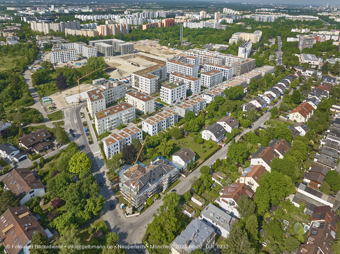 07.06.2023 - Aktuelle Luftbilder aus dem Alexisquartier und Pandion Verde in Neuperlach in München 07.06.2023 - Aktuelle Luftbilder aus dem Alexisquartier und Pandion Verde in Neuperlach in München
