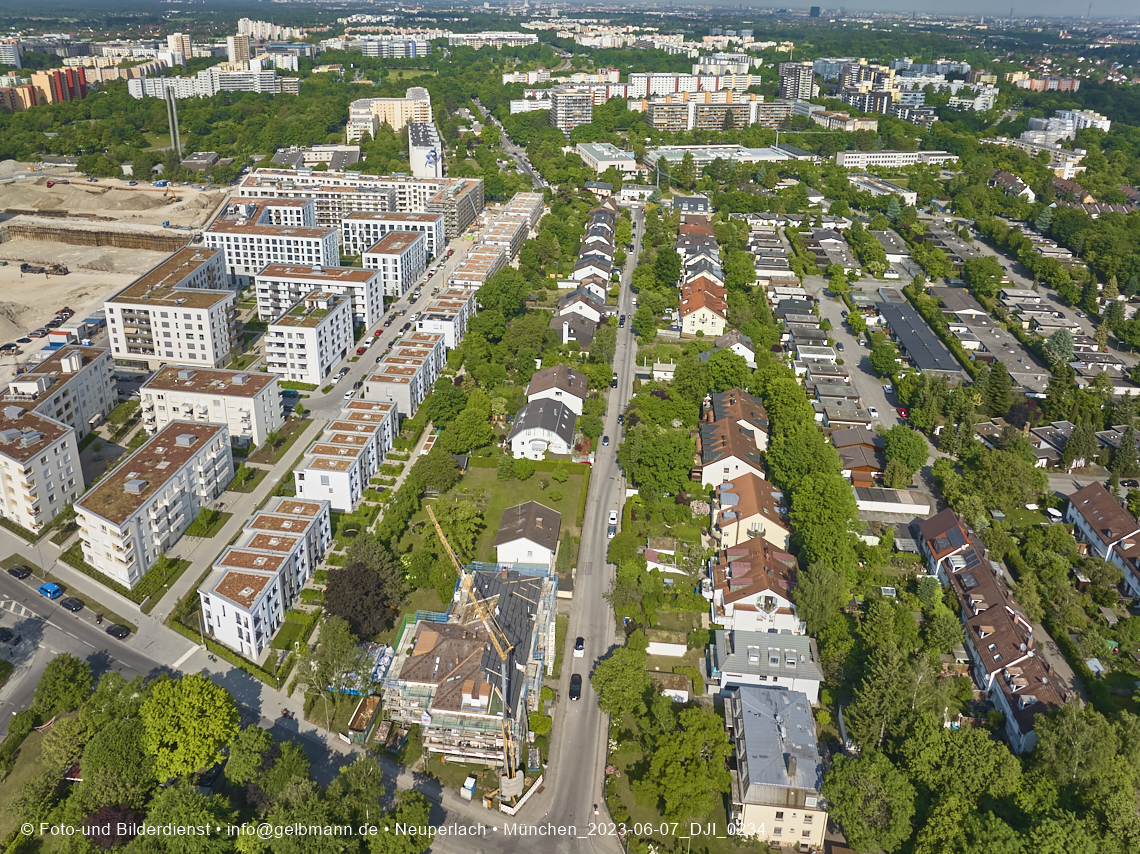 07.06.2023 - Aktuelle Luftbilder aus dem Alexisquartier und Pandion Verde in Neuperlach in München 07.06.2023 - Aktuelle Luftbilder aus dem Alexisquartier und Pandion Verde in Neuperlach in München