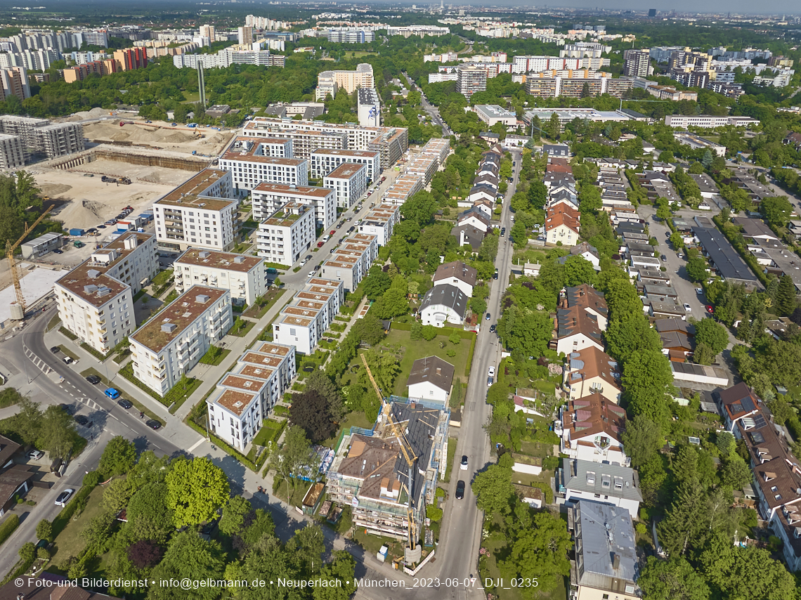 07.06.2023 - Aktuelle Luftbilder aus dem Alexisquartier und Pandion Verde in Neuperlach in München 07.06.2023 - Aktuelle Luftbilder aus dem Alexisquartier und Pandion Verde in Neuperlach in München