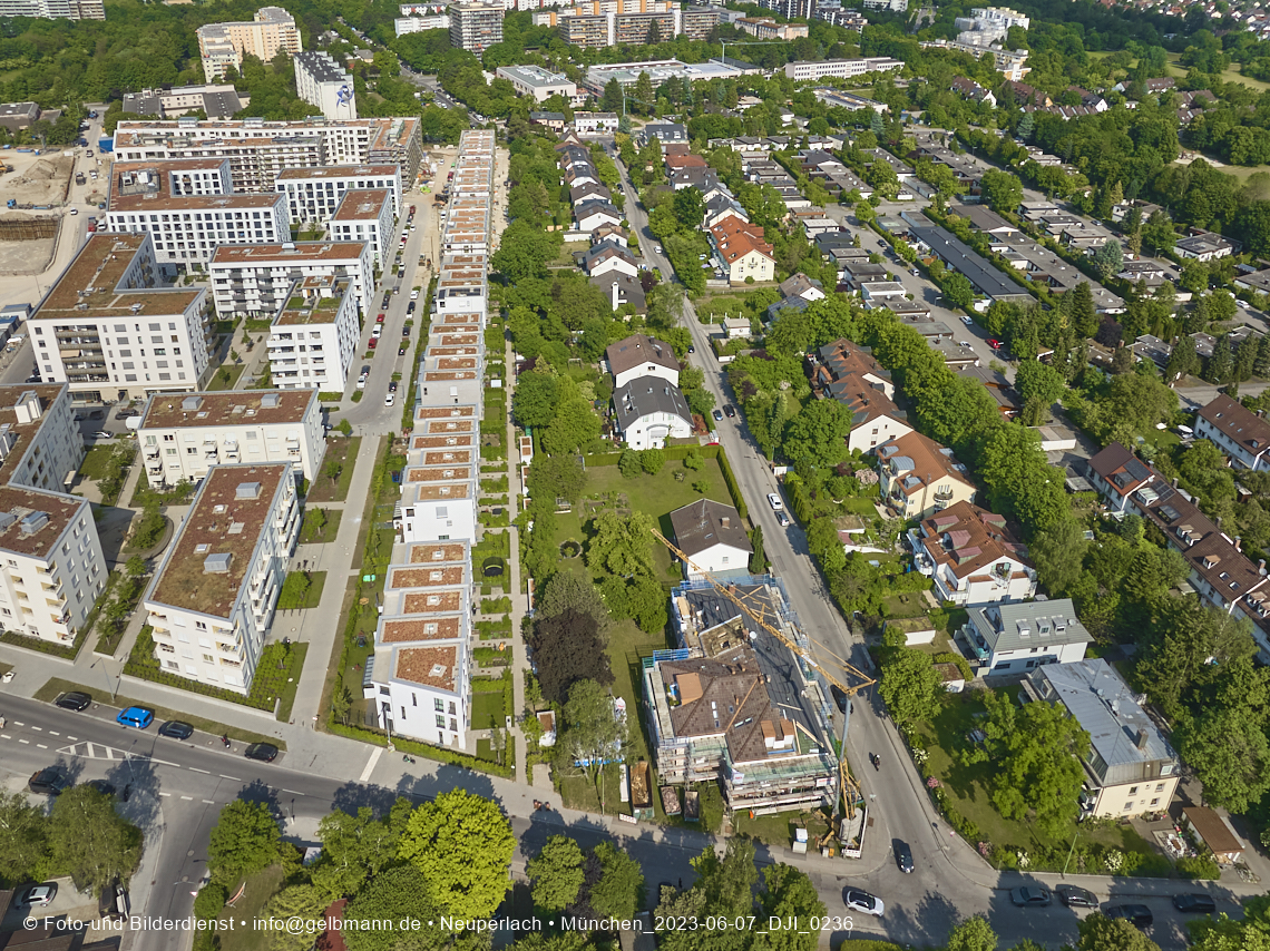 07.06.2023 - Aktuelle Luftbilder aus dem Alexisquartier und Pandion Verde in Neuperlach in München 07.06.2023 - Aktuelle Luftbilder aus dem Alexisquartier und Pandion Verde in Neuperlach in München