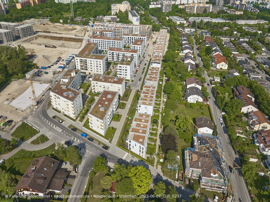 07.06.2023 - Aktuelle Luftbilder aus dem Alexisquartier und Pandion Verde in Neuperlach in München 07.06.2023 - Aktuelle Luftbilder aus dem Alexisquartier und Pandion Verde in Neuperlach in München