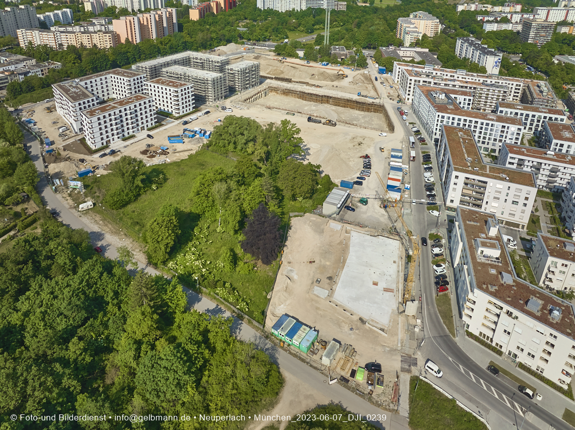 07.06.2023 - Aktuelle Luftbilder aus dem Alexisquartier und Pandion Verde in Neuperlach in München 07.06.2023 - Aktuelle Luftbilder aus dem Alexisquartier und Pandion Verde in Neuperlach in München