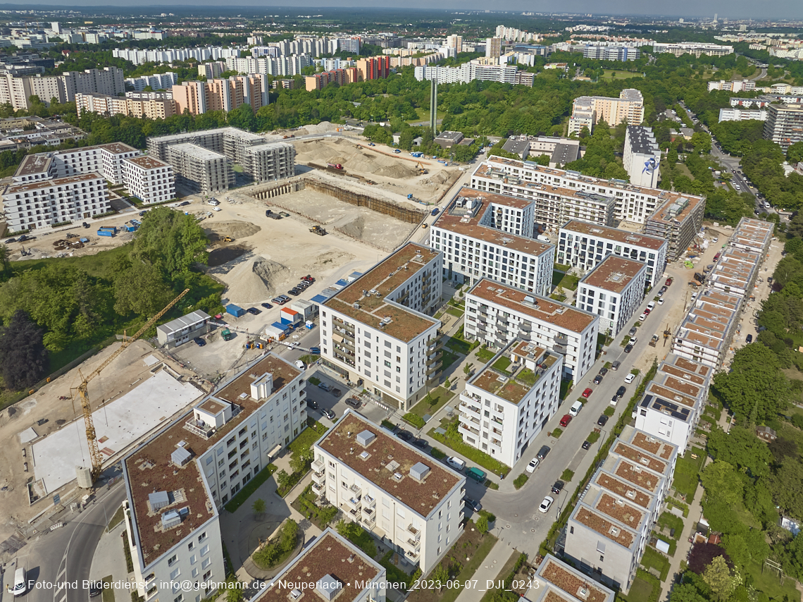 07.06.2023 - Aktuelle Luftbilder aus dem Alexisquartier und Pandion Verde in Neuperlach in München 07.06.2023 - Aktuelle Luftbilder aus dem Alexisquartier und Pandion Verde in Neuperlach in München
