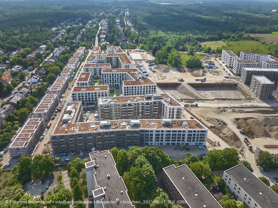 07.06.2023 - Aktuelle Luftbilder aus dem Alexisquartier und Pandion Verde in Neuperlach in München 07.06.2023 - Aktuelle Luftbilder aus dem Alexisquartier und Pandion Verde in Neuperlach in München