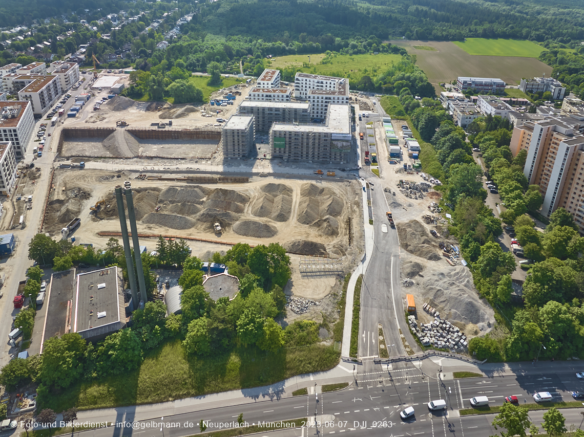 07.06.2023 - Aktuelle Luftbilder aus dem Alexisquartier und Pandion Verde in Neuperlach in München 07.06.2023 - Aktuelle Luftbilder aus dem Alexisquartier und Pandion Verde in Neuperlach in München