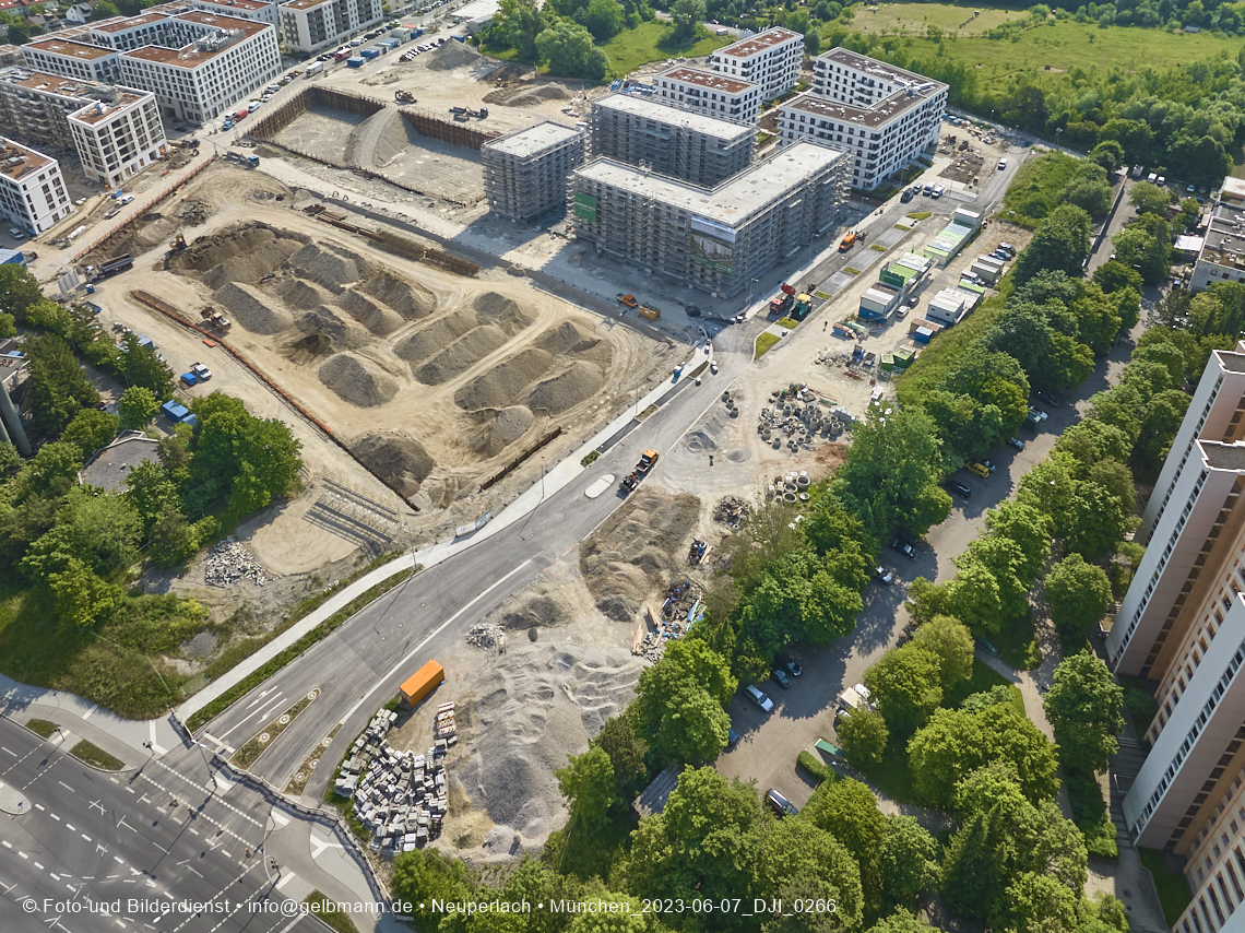 07.06.2023 - Aktuelle Luftbilder aus dem Alexisquartier und Pandion Verde in Neuperlach in München 07.06.2023 - Aktuelle Luftbilder aus dem Alexisquartier und Pandion Verde in Neuperlach in München