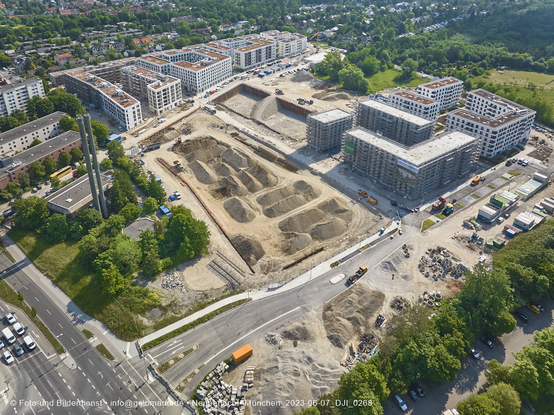 07.06.2023 - Aktuelle Luftbilder aus dem Alexisquartier und Pandion Verde in Neuperlach in München 07.06.2023 - Aktuelle Luftbilder aus dem Alexisquartier und Pandion Verde in Neuperlach in München
