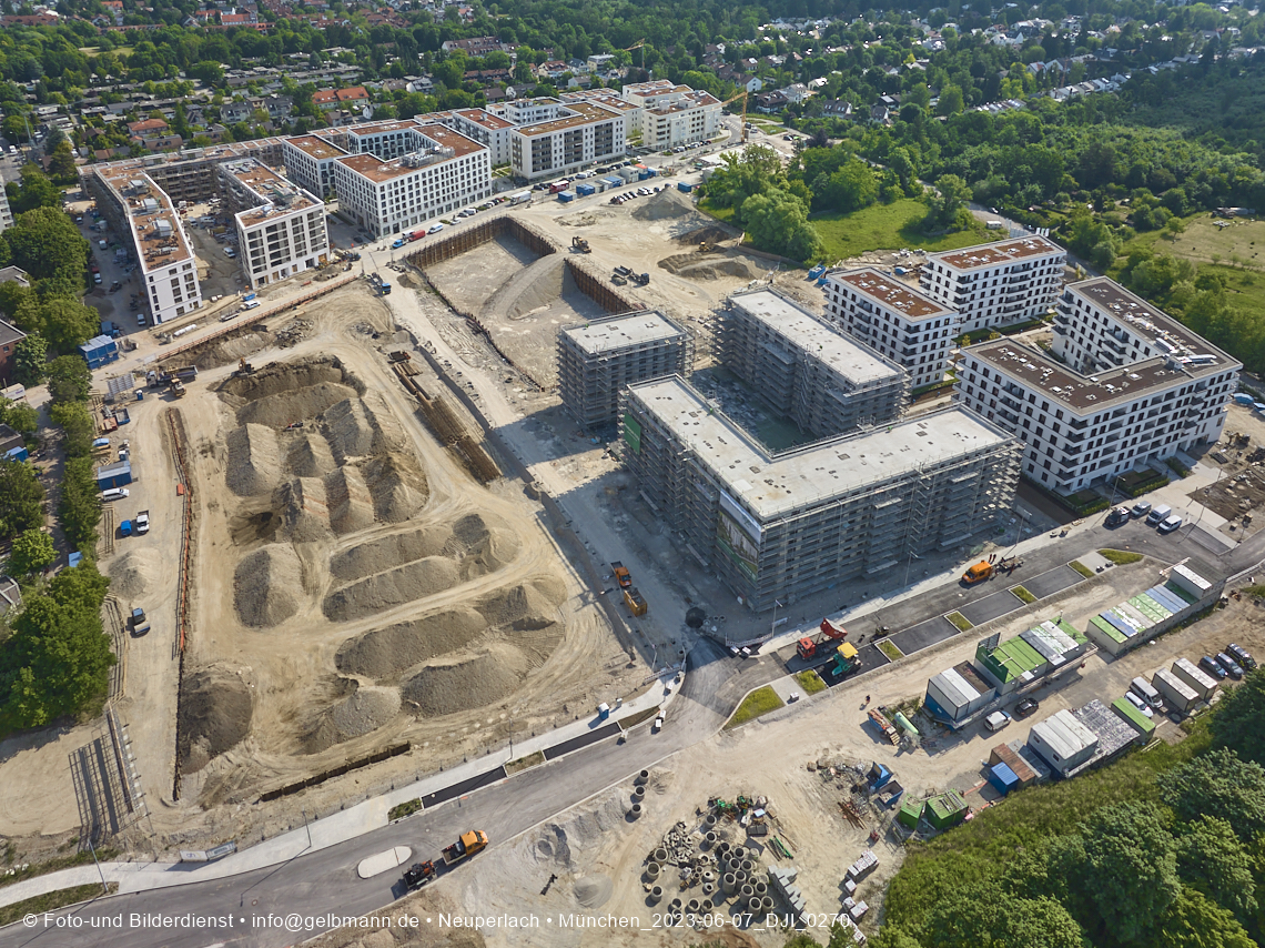 07.06.2023 - Aktuelle Luftbilder aus dem Alexisquartier und Pandion Verde in Neuperlach in München 07.06.2023 - Aktuelle Luftbilder aus dem Alexisquartier und Pandion Verde in Neuperlach in München