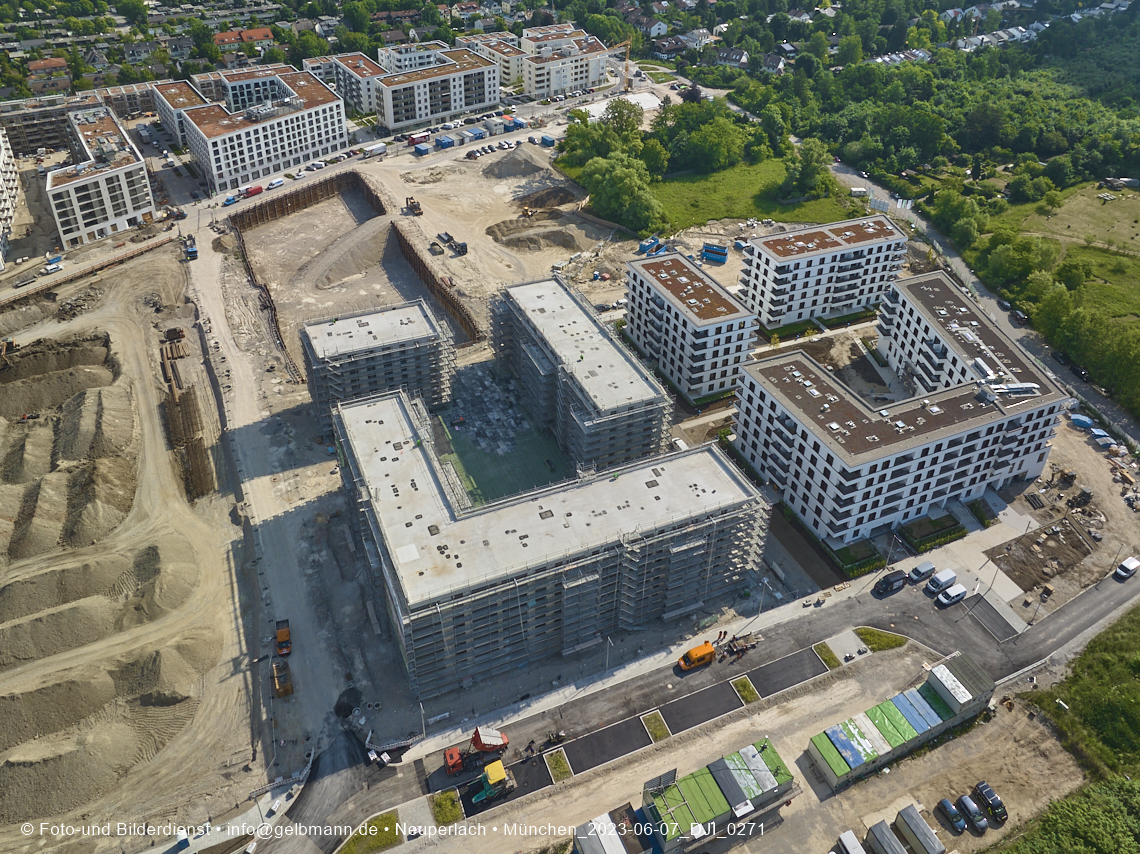 07.06.2023 - Aktuelle Luftbilder aus dem Alexisquartier und Pandion Verde in Neuperlach in München 07.06.2023 - Aktuelle Luftbilder aus dem Alexisquartier und Pandion Verde in Neuperlach in München