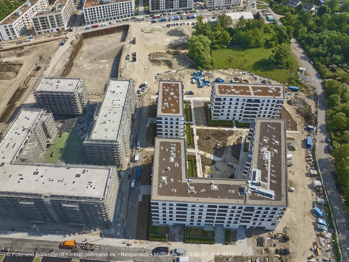 07.06.2023 - Aktuelle Luftbilder aus dem Alexisquartier und Pandion Verde in Neuperlach in München 07.06.2023 - Aktuelle Luftbilder aus dem Alexisquartier und Pandion Verde in Neuperlach in München