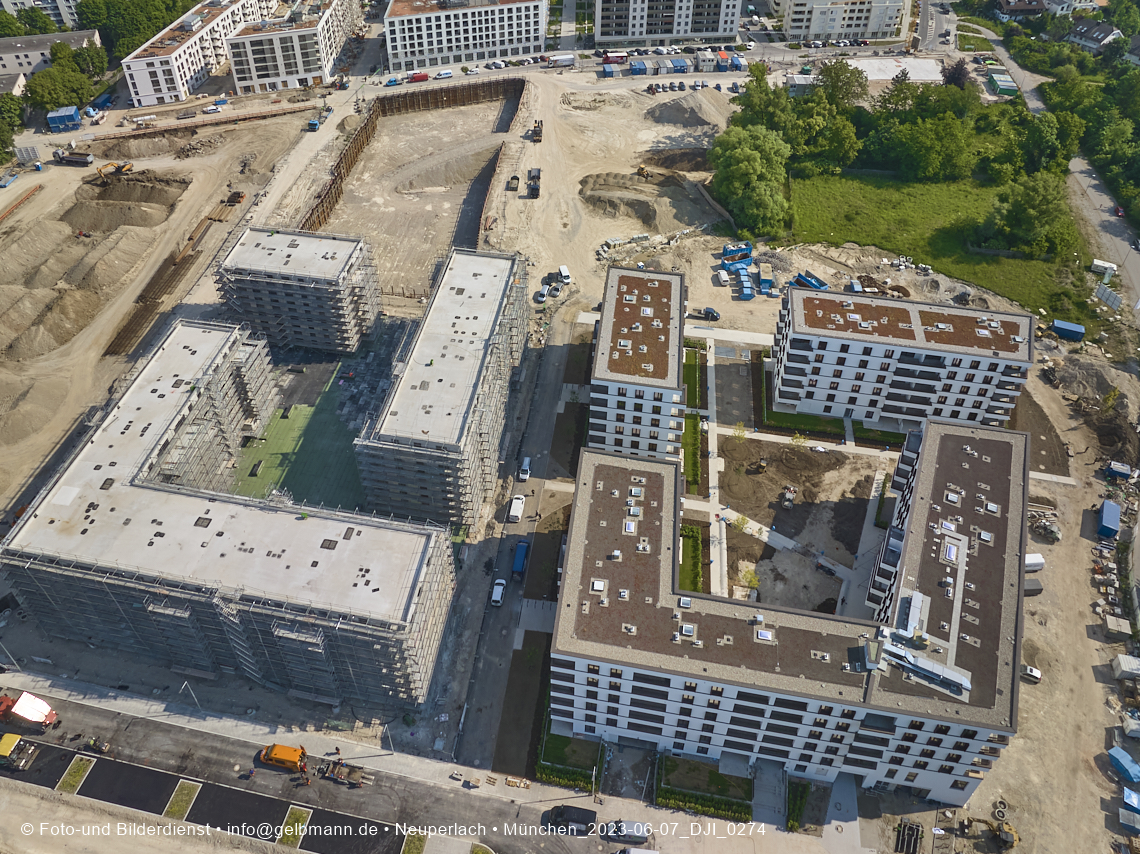 07.06.2023 - Aktuelle Luftbilder aus dem Alexisquartier und Pandion Verde in Neuperlach in München 07.06.2023 - Aktuelle Luftbilder aus dem Alexisquartier und Pandion Verde in Neuperlach in München