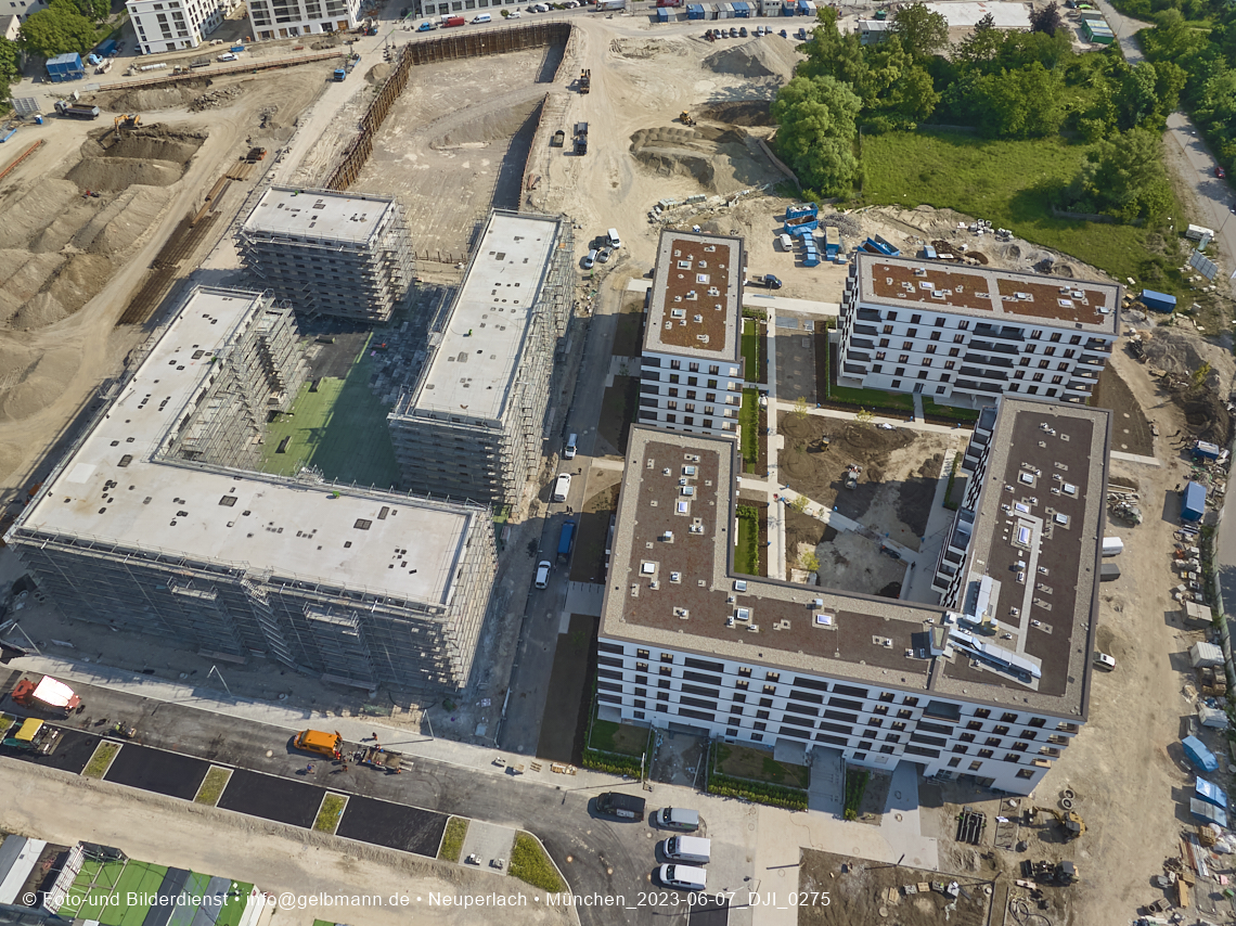 07.06.2023 - Aktuelle Luftbilder aus dem Alexisquartier und Pandion Verde in Neuperlach in München 07.06.2023 - Aktuelle Luftbilder aus dem Alexisquartier und Pandion Verde in Neuperlach in München
