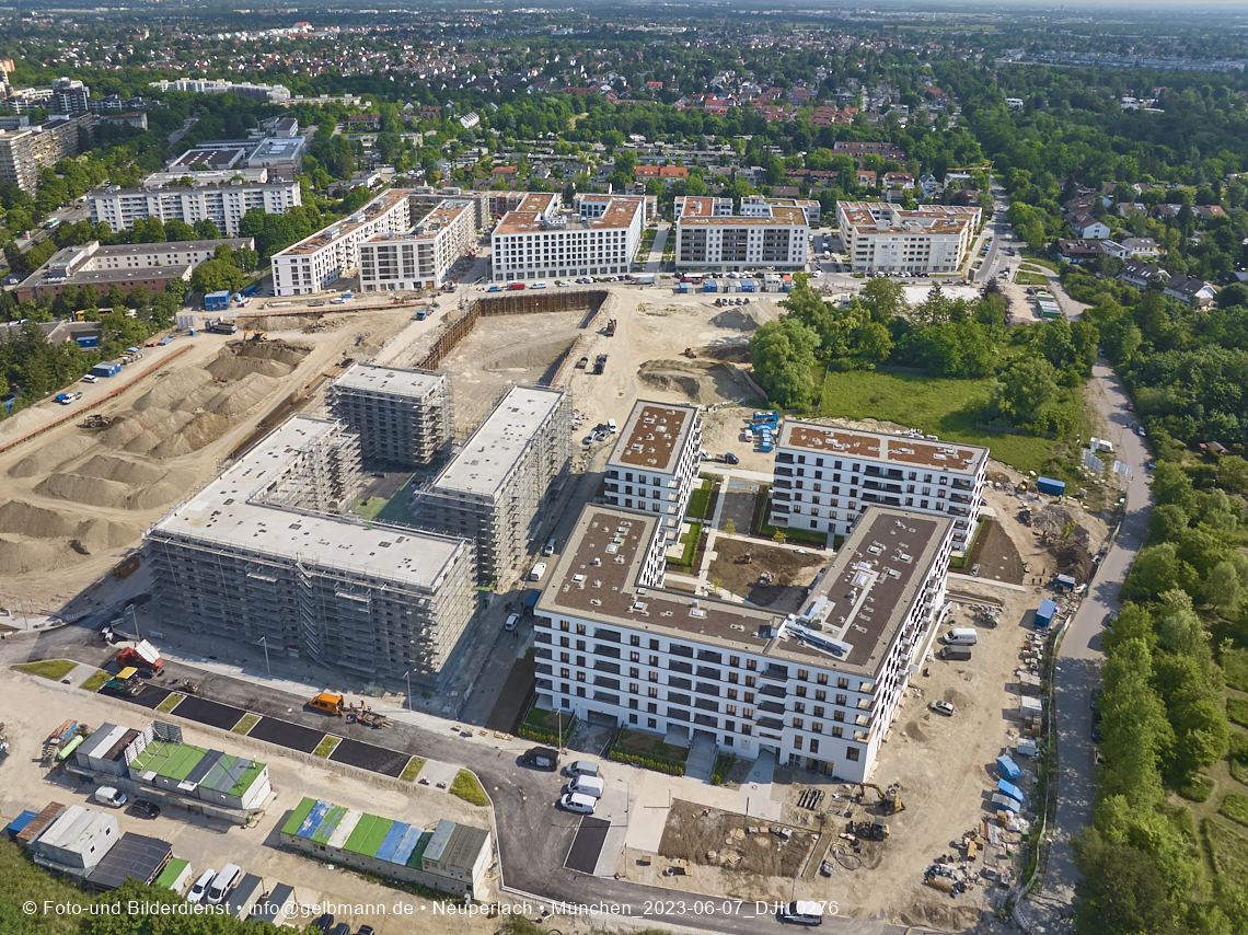 07.06.2023 - Aktuelle Luftbilder aus dem Alexisquartier und Pandion Verde in Neuperlach in München 07.06.2023 - Aktuelle Luftbilder aus dem Alexisquartier und Pandion Verde in Neuperlach in München
