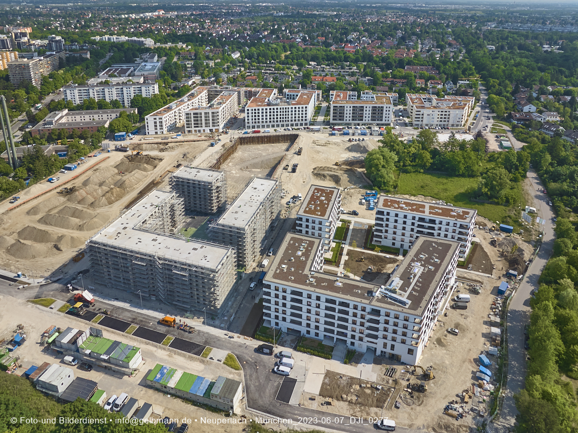 07.06.2023 - Aktuelle Luftbilder aus dem Alexisquartier und Pandion Verde in Neuperlach in München 07.06.2023 - Aktuelle Luftbilder aus dem Alexisquartier und Pandion Verde in Neuperlach in München