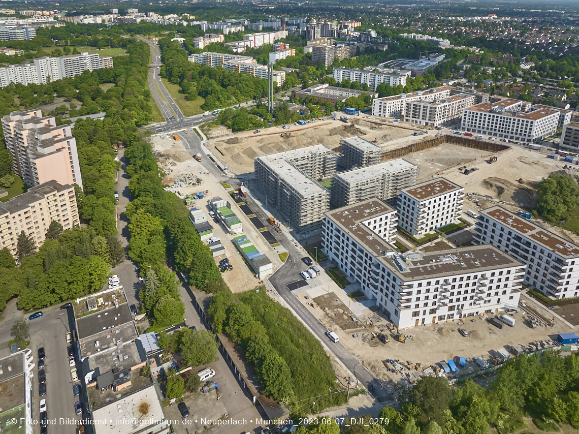 07.06.2023 - Aktuelle Luftbilder aus dem Alexisquartier und Pandion Verde in Neuperlach in München 07.06.2023 - Aktuelle Luftbilder aus dem Alexisquartier und Pandion Verde in Neuperlach in München