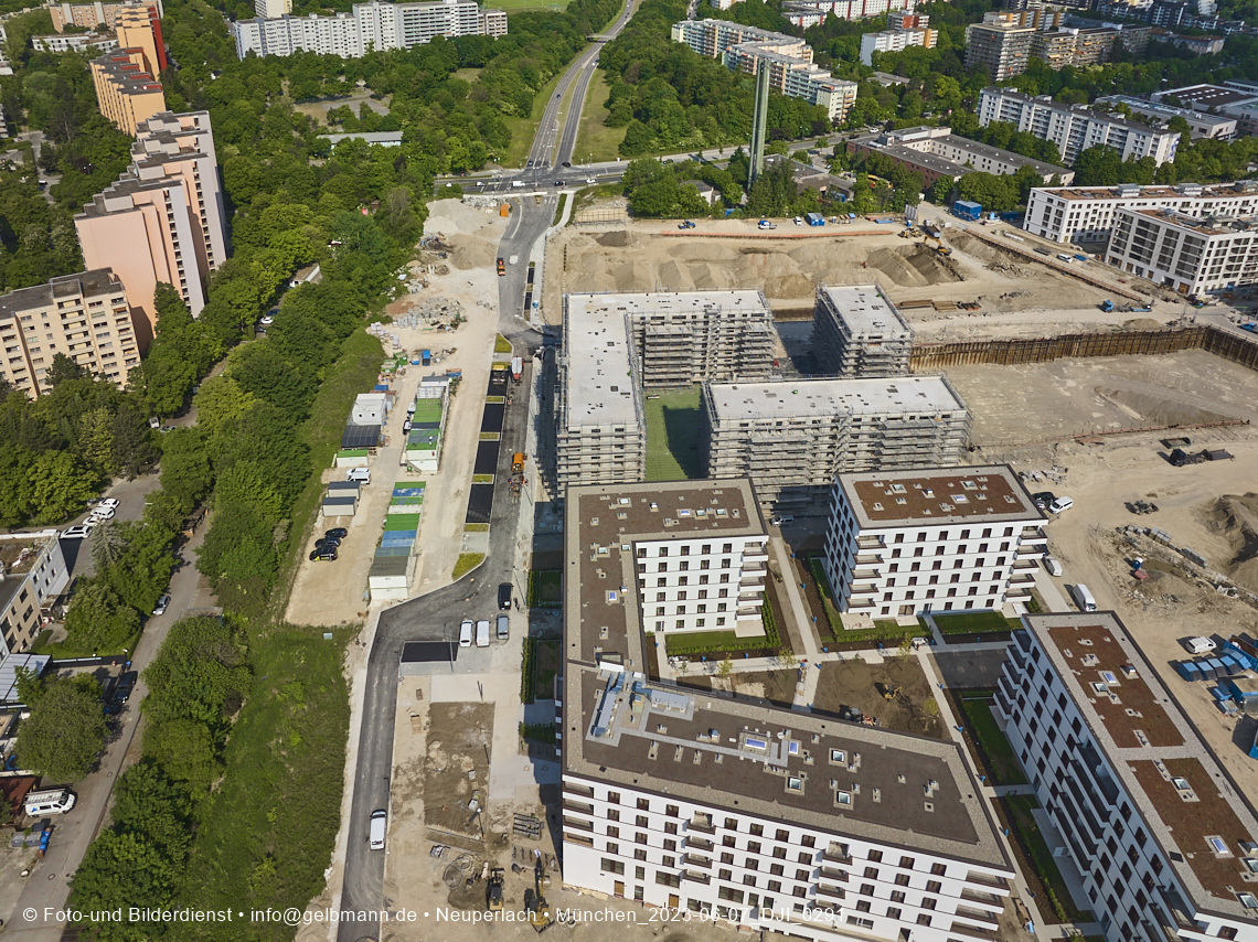 07.06.2023 - Aktuelle Luftbilder aus dem Alexisquartier und Pandion Verde in Neuperlach in München 07.06.2023 - Aktuelle Luftbilder aus dem Alexisquartier und Pandion Verde in Neuperlach in München