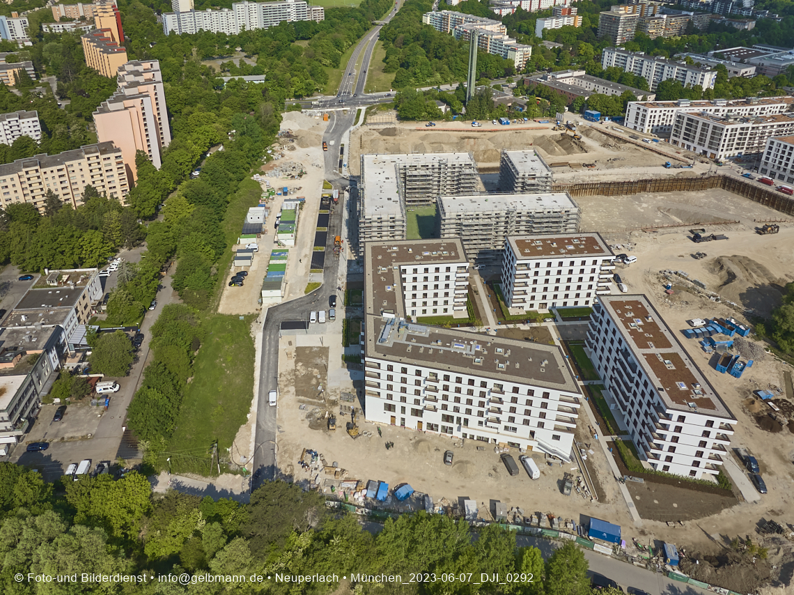 07.06.2023 - Aktuelle Luftbilder aus dem Alexisquartier und Pandion Verde in Neuperlach in München 07.06.2023 - Aktuelle Luftbilder aus dem Alexisquartier und Pandion Verde in Neuperlach in München