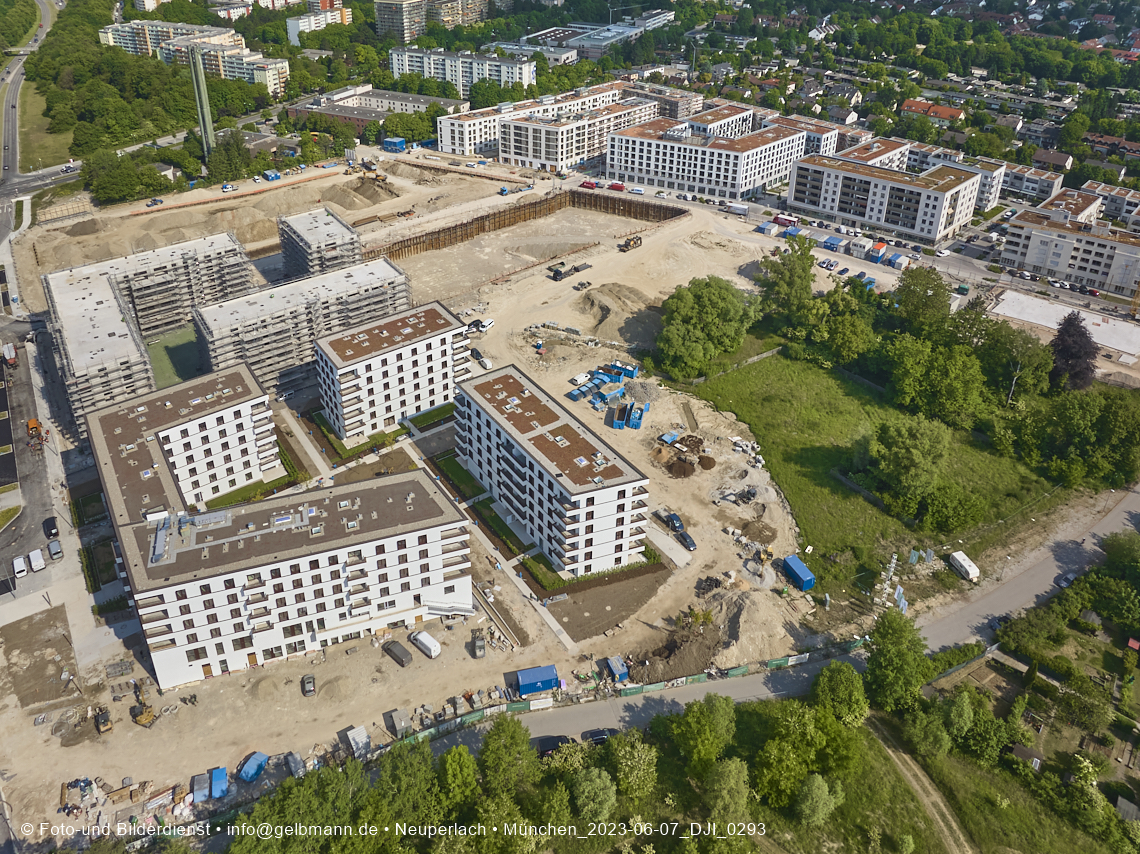 07.06.2023 - Aktuelle Luftbilder aus dem Alexisquartier und Pandion Verde in Neuperlach in München 07.06.2023 - Aktuelle Luftbilder aus dem Alexisquartier und Pandion Verde in Neuperlach in München