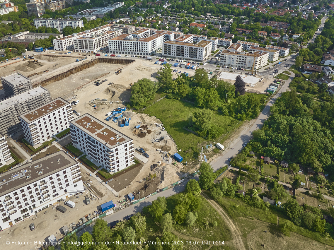 07.06.2023 - Aktuelle Luftbilder aus dem Alexisquartier und Pandion Verde in Neuperlach in München 07.06.2023 - Aktuelle Luftbilder aus dem Alexisquartier und Pandion Verde in Neuperlach in München