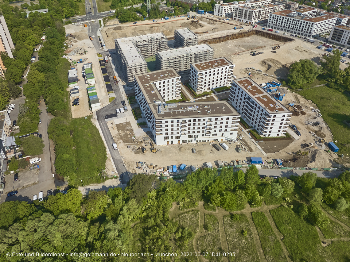 07.06.2023 - Aktuelle Luftbilder aus dem Alexisquartier und Pandion Verde in Neuperlach in München 07.06.2023 - Aktuelle Luftbilder aus dem Alexisquartier und Pandion Verde in Neuperlach in München