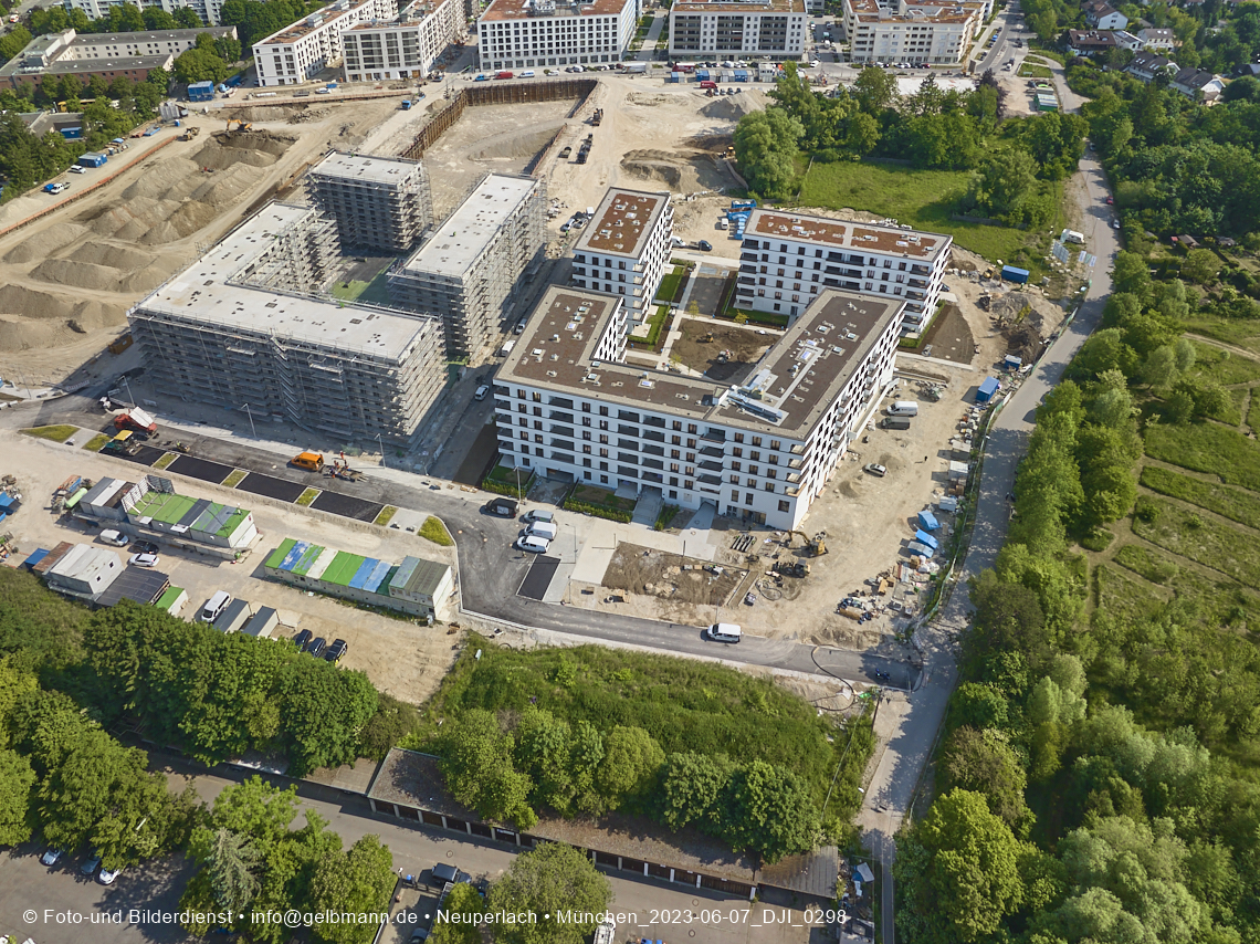 07.06.2023 - Aktuelle Luftbilder aus dem Alexisquartier und Pandion Verde in Neuperlach in München 07.06.2023 - Aktuelle Luftbilder aus dem Alexisquartier und Pandion Verde in Neuperlach in München