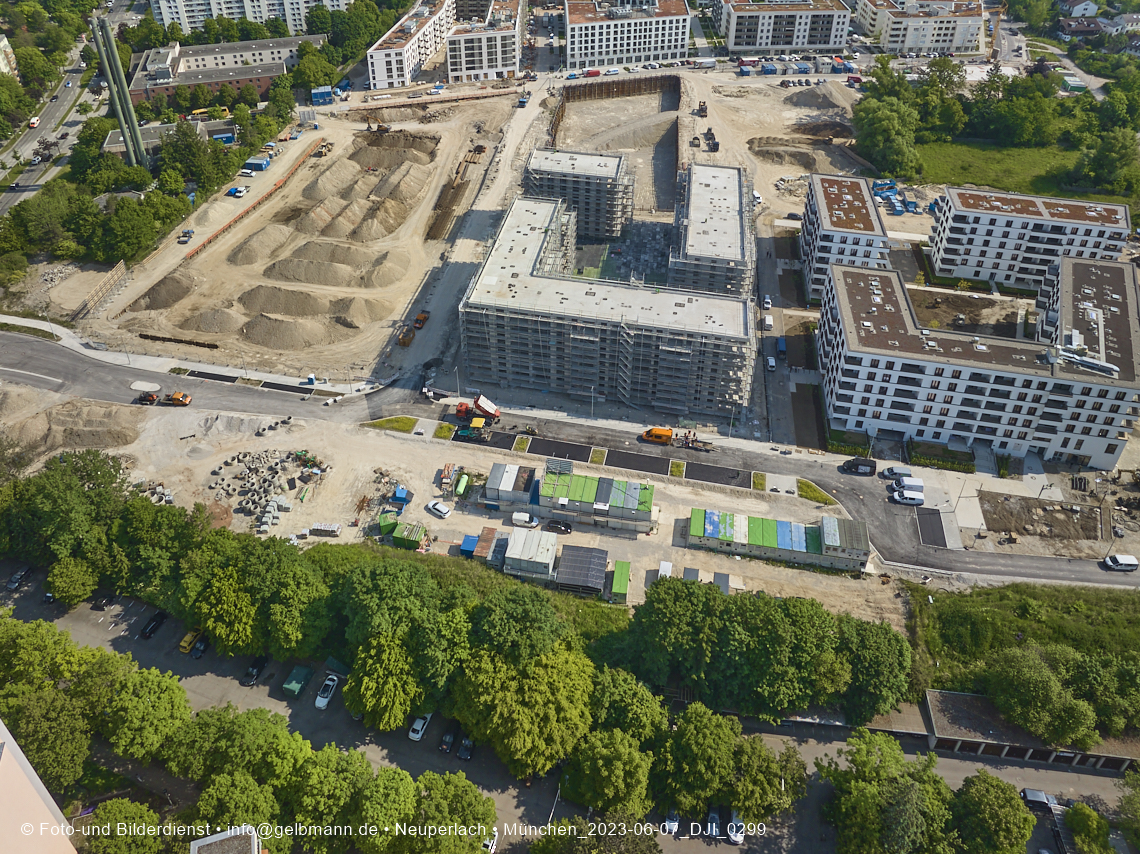 07.06.2023 - Aktuelle Luftbilder aus dem Alexisquartier und Pandion Verde in Neuperlach in München 07.06.2023 - Aktuelle Luftbilder aus dem Alexisquartier und Pandion Verde in Neuperlach in München