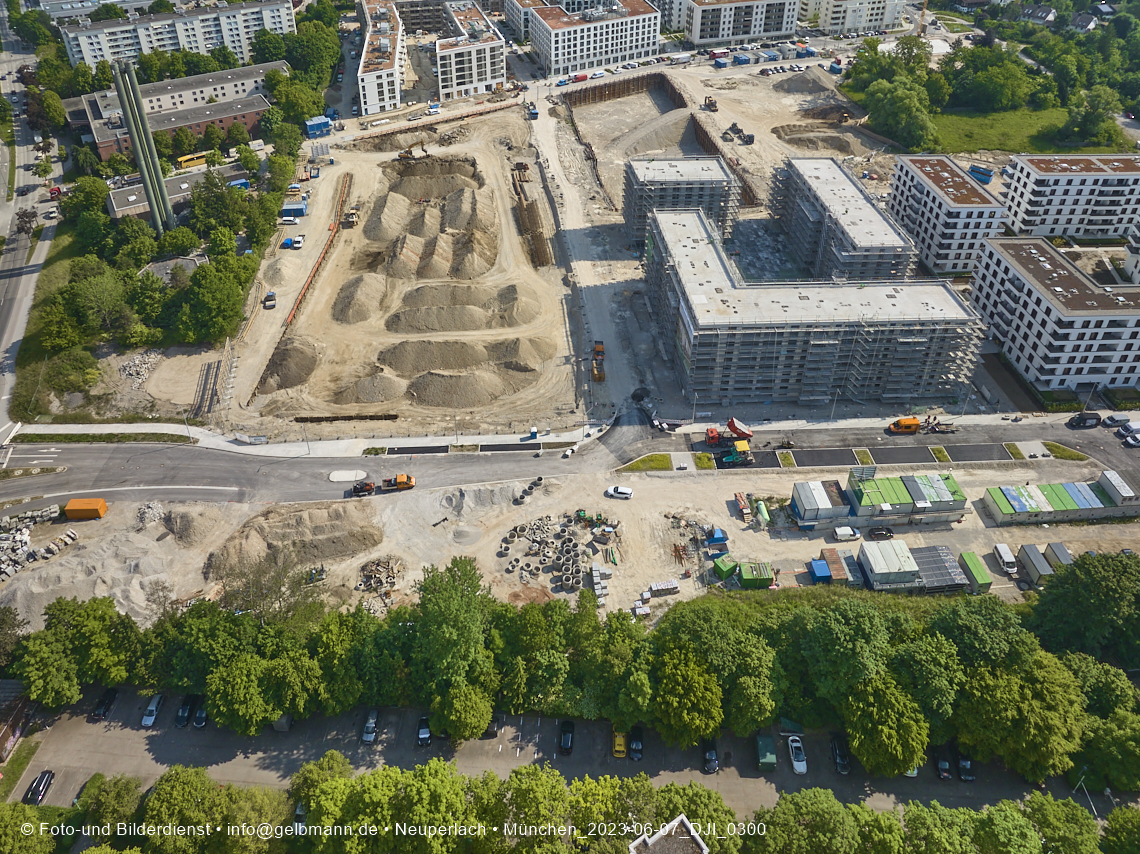 07.06.2023 - Aktuelle Luftbilder aus dem Alexisquartier und Pandion Verde in Neuperlach in München 07.06.2023 - Aktuelle Luftbilder aus dem Alexisquartier und Pandion Verde in Neuperlach in München