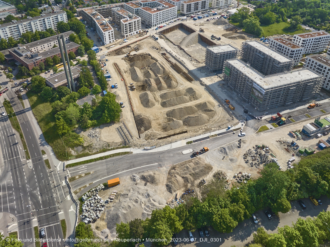 07.06.2023 - Aktuelle Luftbilder aus dem Alexisquartier und Pandion Verde in Neuperlach in München 07.06.2023 - Aktuelle Luftbilder aus dem Alexisquartier und Pandion Verde in Neuperlach in München