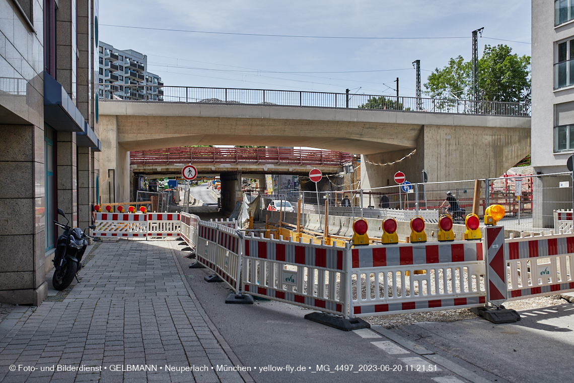 20.06.2023 - Neubau der Eisenbahnbrücke in der Balanstraße