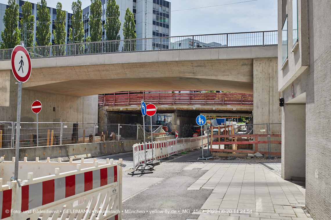 20.06.2023 - Neubau der Eisenbahnbrücke in der Balanstraße