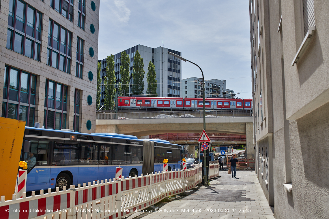 20.06.2023 - Neubau der Eisenbahnbrücke in der Balanstraße