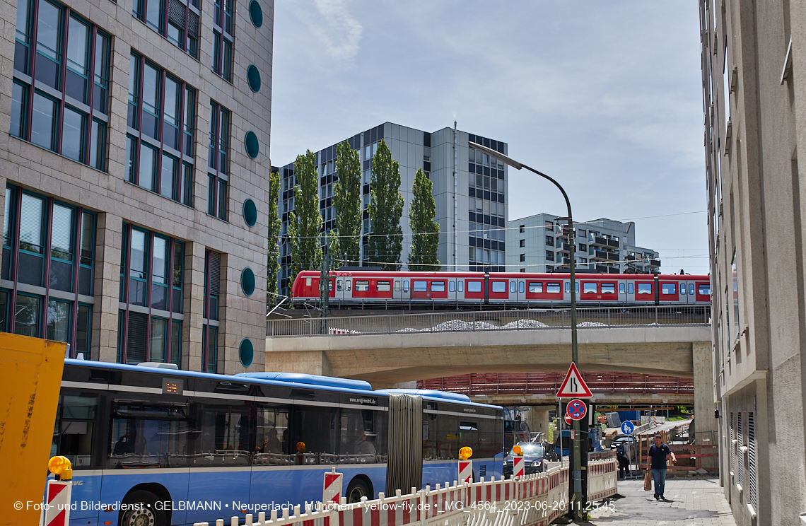 20.06.2023 - Neubau der Eisenbahnbrücke in der Balanstraße