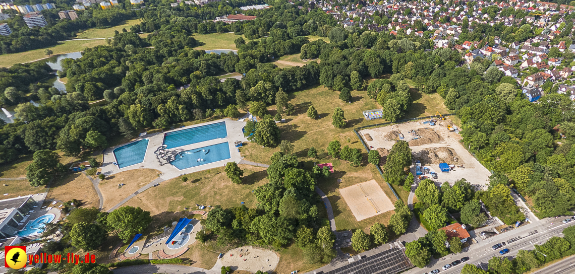 22.06.2023 - Baustelle Geothermie im Michaelibad in Berg am Laim und Neuperlach