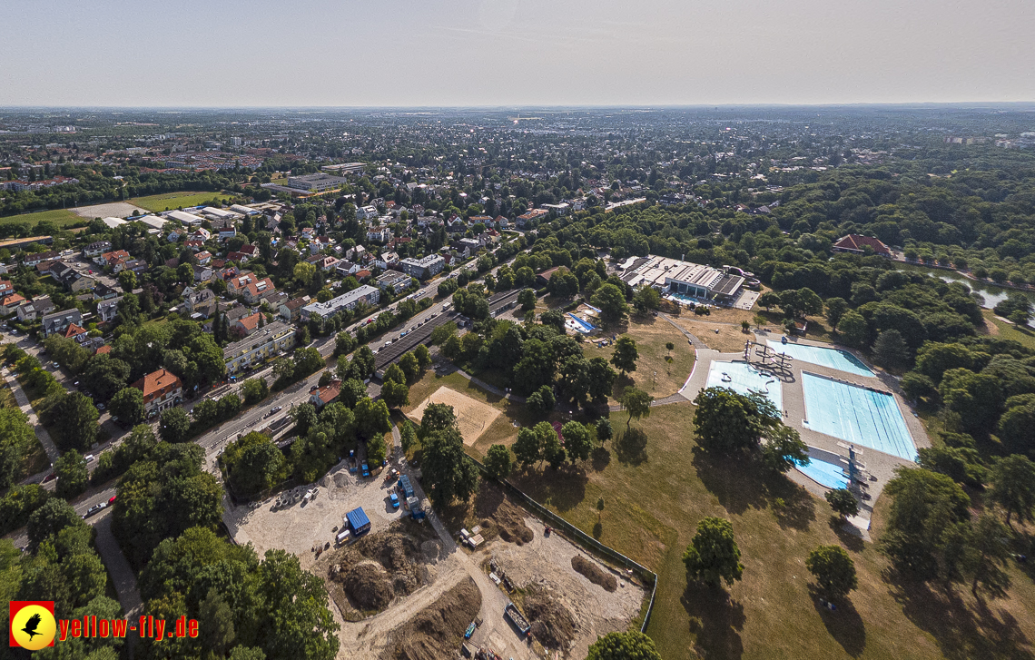 22.06.2023 - Baustelle Geothermie im Michaelibad in Berg am Laim und Neuperlach