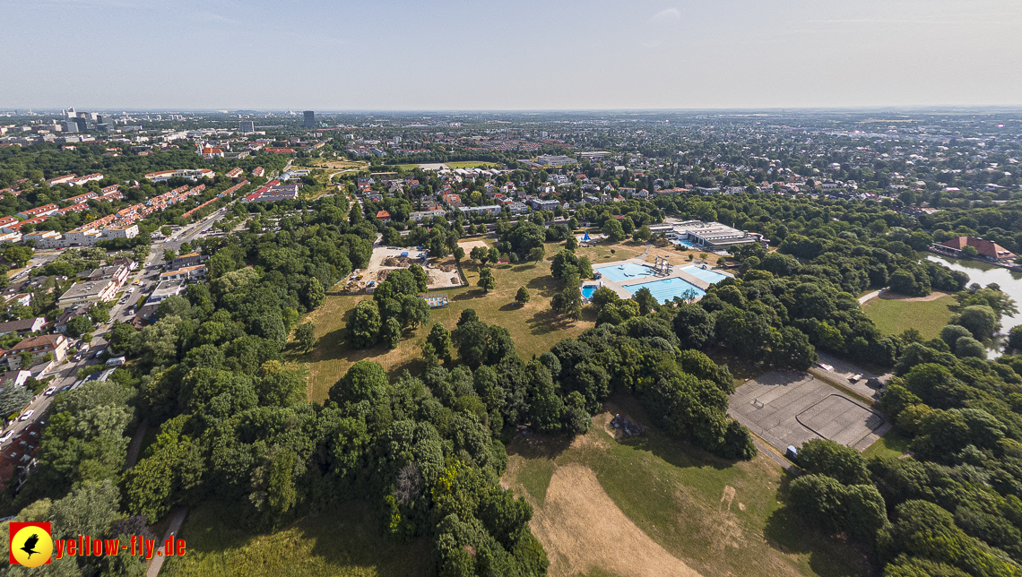 22.06.2023 - Baustelle Geothermie im Michaelibad in Berg am Laim und Neuperlach