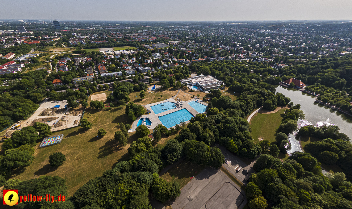22.06.2023 - Baustelle Geothermie im Michaelibad in Berg am Laim und Neuperlach