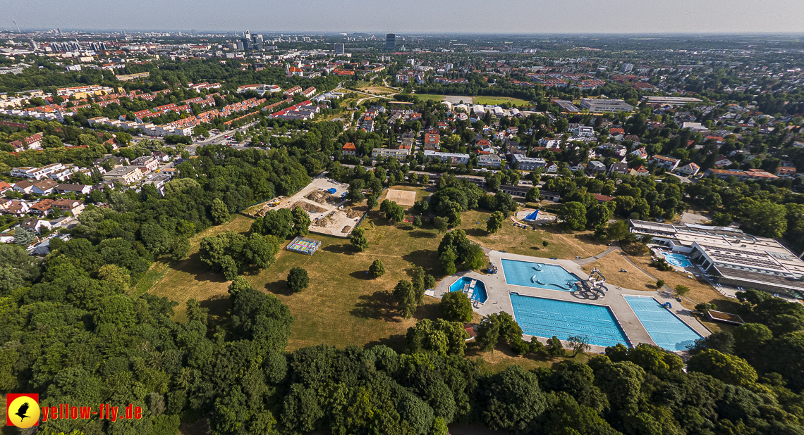 22.06.2023 - Baustelle Geothermie im Michaelibad in Berg am Laim und Neuperlach