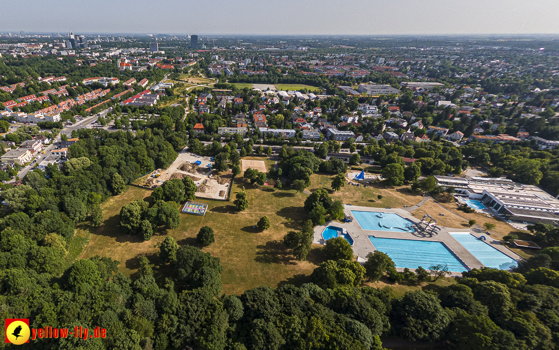 22.06.2023 - Baustelle Geothermie im Michaelibad in Berg am Laim und Neuperlach