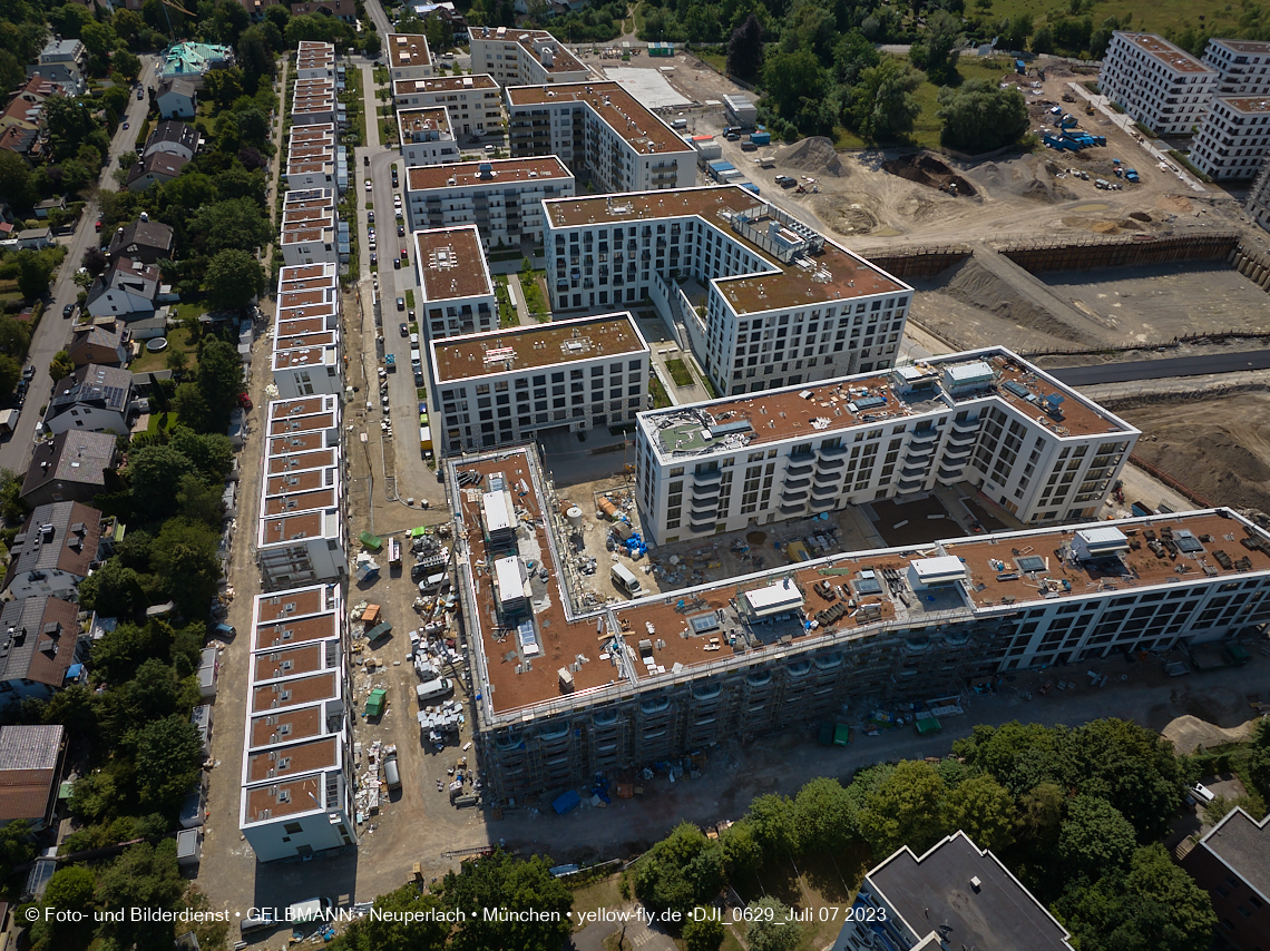 07.07.2023 - Baustelle Alexisquartier und Pandion Verde 07.07.2023 - Baustelle Alexisquartier und Pandion Verde